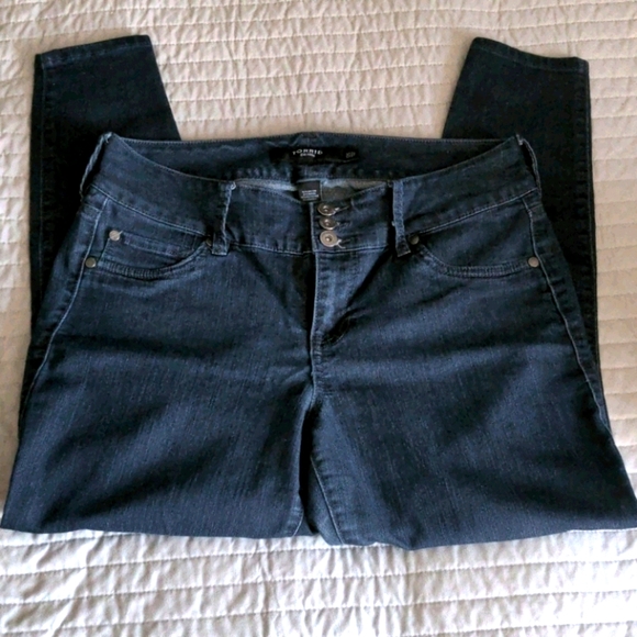 Torrid Dark Wash Skinny Jeans, size 12S - Picture 2 of 7